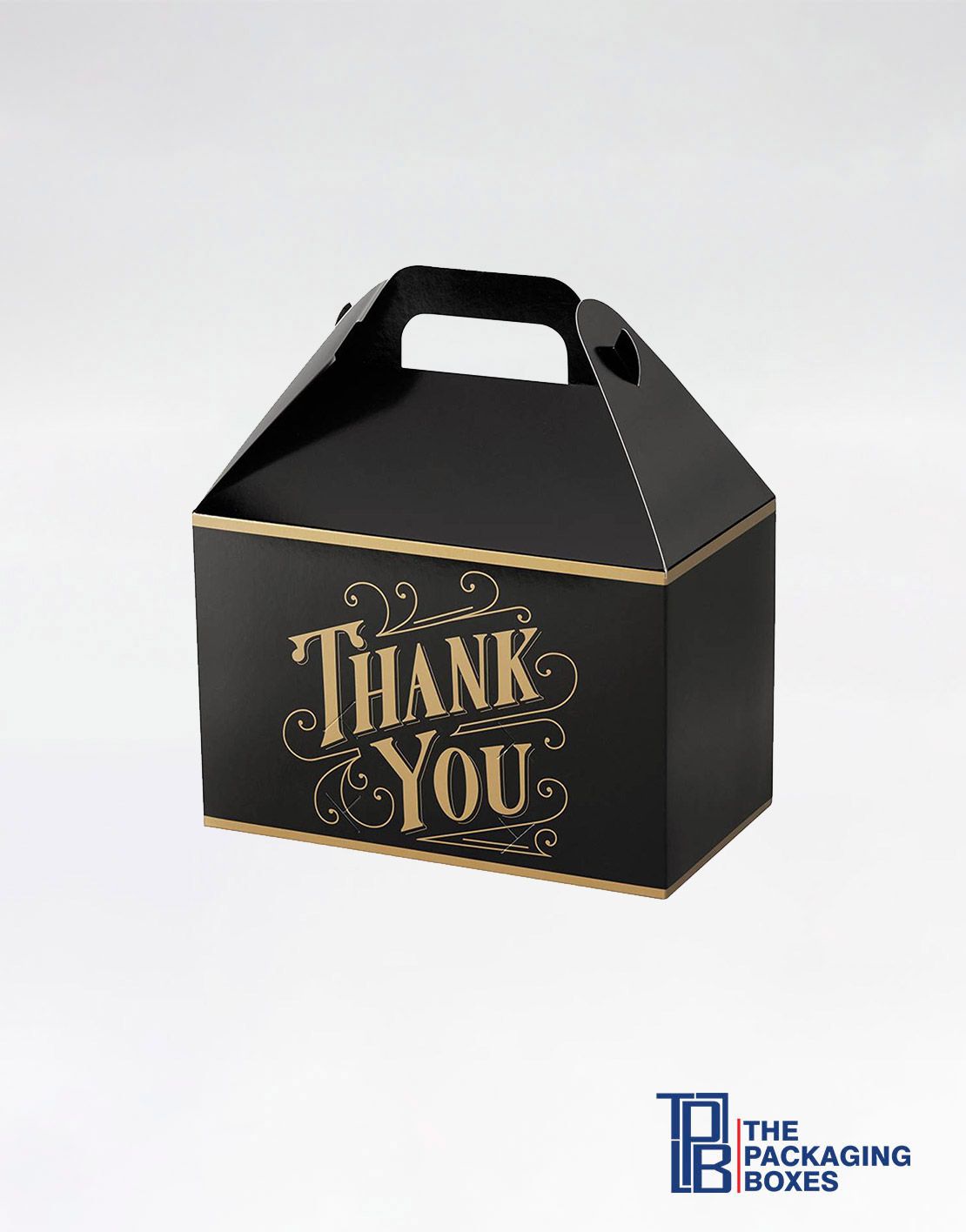 Download Custom Black Gable Boxes Packaging With Logo Wholesale