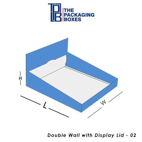 Custom Double Wall with Display Lid Double Wall Display Lid Boxes