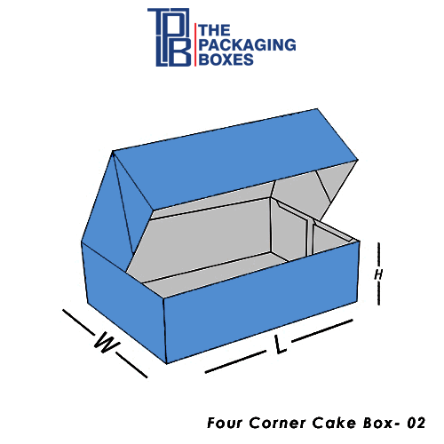 Custom Four Corner Cake Box custom-four-corner-cake-box