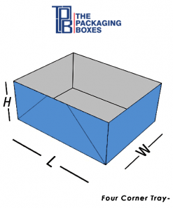 Four Corner Tray Boxes