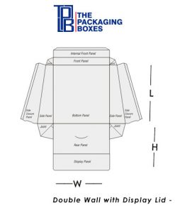 Double Wall Display Lid Boxes