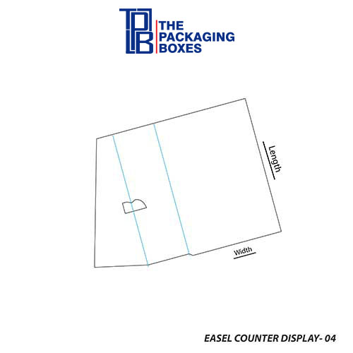 Easel Counter Display Template Easel-Counter-Display-Template