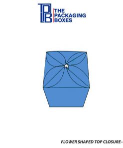 Flower Shaped Top Closure Boxes