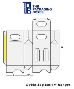 Gable Bag Bottom Hanger Boxes Design