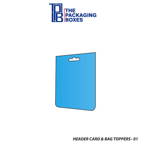 Header Card Bag Topper back Header Card Bag Topper Boxes