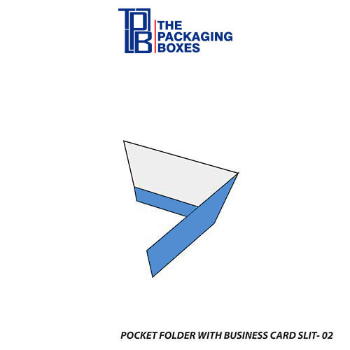 Pocket Folder With Business Card Slit top Folder Business Card Boxes Slit top