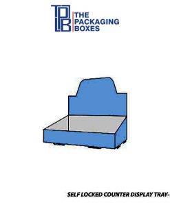 Self Locked Counter Display Tray Boxes