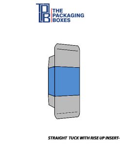 custom straight tuck with rise up insert boxes