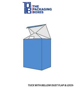Tuck with Bellow Dust Flap Lock Boxes