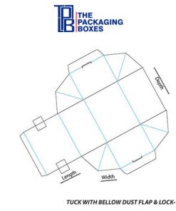Tuck with Bellow Dust Flap Lock Boxes