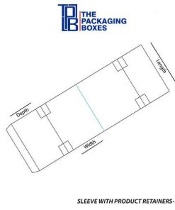 Sleeve with Product Retainers Boxes