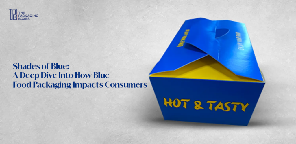 blue food packaging